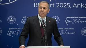 Bakan Yerlikaya şehit yakınları ile iftarda bir araya geldi
