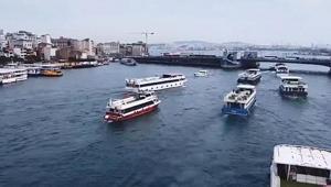 Tekne işletmecileri boğazda İBByi protesto etti