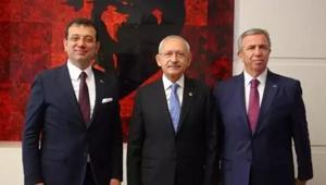 Mansur Yavaş ve Kılıçdaroğlundan tutuklu bulunan İmamoğluna ziyaret