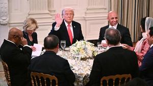 ABD Başkanı Trump Beyaz Sarayda iftar verdi