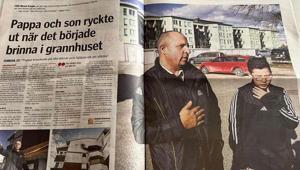 İsveçte Türk baba ile oğlu sosyal medyada kahraman ilan edildi