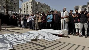 İsrailin Gazzeye son 24 saatte düzenlediği saldırılarda 100 kişi hayatını kaybetti