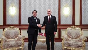 TBMM Başkanı Kurtulmuş, Papuashvili ile görüştü