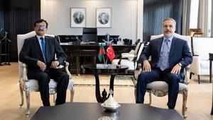 Dışişleri Bakanı Hakan Fidan, Bangladeş Dışişleri Bakanlığı Danışmanı ile görüştü