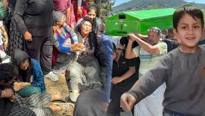 7 yaşındaki Cumali’ye acı veda Annenin feryadı yürekleri dağladı