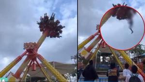 Lunapark faciası Emniyet kemeri açıldı, metrelerce yükseklikten yere çakıldı