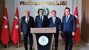 Cumhurbaşkanı Yardımcısı Cevdet Yılmaz, Erzincanda ziyaretlerde bulundu