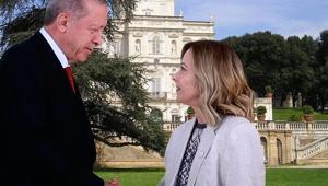 Son dakika Meloni Erdoğanı sembolik Villa Doria Pamphilide ağırladı: Masada en az 10 anlaşma var