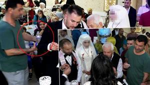 Gerçek kimliği şoke etti Gelin damada su ikramı etti, takı merasimine katıldı... Sonrası inanılmaz