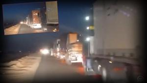 Suriyede dikkat çeken görüntü Tam 200 TIR ABD üslerine çekildi