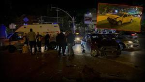 Bursada feci kaza Otomobil taksiye çarptı: 7 yaralı