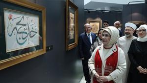 Emine Erdoğandan Uluslararası İslam Sanatları Fuarı paylaşımı