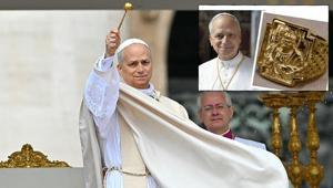 İlk ABDli Papa 14üncü Leonun yemin töreni: Balıkçı yüzüğünü taktı İşte dikkat çeken detay