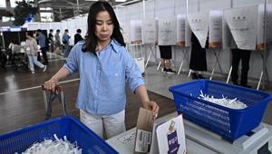 Güney Korede 3 Hazirandaki başkanlık seçimine erken oy verme sürecinde rekor katılım