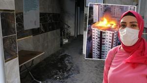 Diyarbakırdaki yangından son anda kurtuldu Sakın aşağı atlamayın