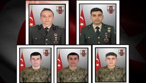 MSB şehit olan askerlerimizin isimlerini açıkladı