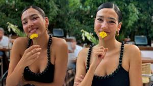 Yeni tatil rotası belli oldu! Aybüke Pusat'ın Instagram pozlarına beğeni yağdı