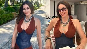 Fiziğiyle gençlere taş çıkarttı! Defne Samyeli son pozlarıyla Instagram'ı salladı