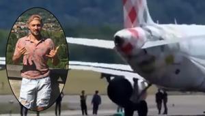 Uçağın jet motoruna çekilen adamın kimliği belli oldu!