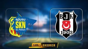 Beşiktaş, St. Pölten karşısında!