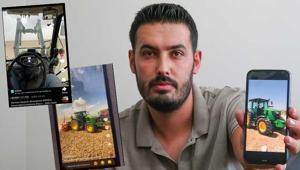 Aynadaki detaydan tanıdı 3 yıl önce çalınan traktörünü internette gördü, şok gerçek ortaya çıktı