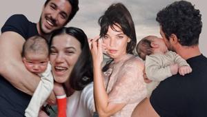 Pınar Deniz ve Kaan Yıldırım çiftinden yeni aile pozu İşte minik Fikret Hakanın son hali