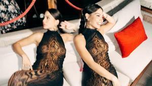 Demet Özdemirin olay kıyafeti Sosyal medyaya damga vurdu