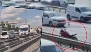 Bağcılarda feci kaza Motosiklet sürücüsü hayatını kaybetti