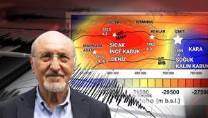 Yüzeye doğru yükseliyor diyerek haritada gösterdi: 7’den büyük depremler oluşturabilir