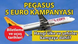 PEGASUS 5 EURO KAMPANYASI | Pegasus 5 Euroya yurt dışı bileti kampanyası ne zaman Pegasus 5 Euro kampanyasına dahil olan ülkeler ve şehirler hangileri