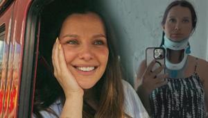 İrem Helvacıoğlunun tatilde başına gelmeyen kalmadı Yok artık diyeceğiniz olay gerçekleşti