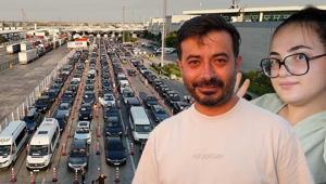 Kilometrelerce araç kuyruğu oluştu Dönüş yolunda gözyaşları: Kıymetini uzak kalınca anlıyorsunuz
