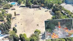 Lunaparktan geriye boş arazi kaldı