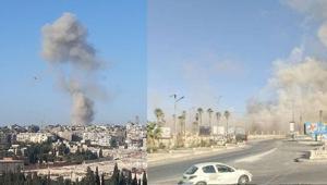 Suriye’de şiddetli patlama Halep’ten dumanlar yükseliyor