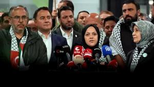 Özgürlük Filosunda alıkonulan 3 Türk milletvekili yurda döndü