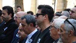 Kıvanç Kasabalının zor günü... Babasını son yolculuğuna uğurladı