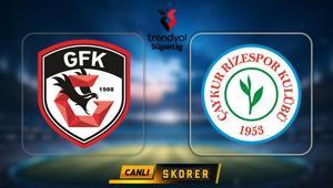 Süper Ligde Gaziantep FKnın konuğu Rizespor