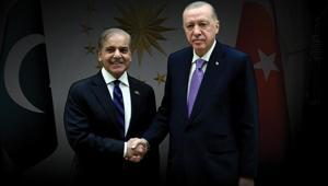 Cumhurbaşkanı Erdoğan, Baküde Pakistan Başbakanı Şerifi kabul etti