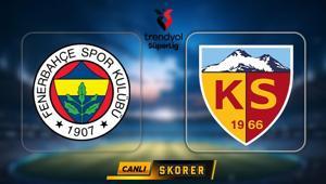 Süper Ligde Fenerbahçenin rakibi Kayseripor