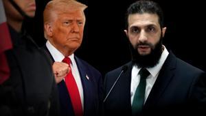 SON DAKİKA Beyaz Sarayda tarihi gün Trump ile Ahmed Şara bir araya geldi