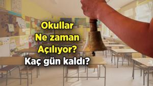 Okullar ne zaman açılıyor, pazartesi mi Okulların açılmasına kaç gün kaldı 2025 Kasım ara tatili ne zaman bitiyor İşte ilk ders vakti