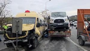 Başakşehir’de zincirleme kaza Çok sayıda yaralı var
