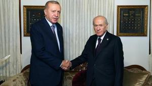 Erdoğan ve Bahçeli bir araya geldi