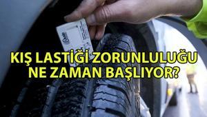 KIŞ LASTİĞİ ne zaman takılacak 🛞 Kış lastiği zorunluluğu başladı mı Kış lastiği takmama cezası ne kadar