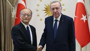 Cumhurbaşkanı Erdoğan, Asya Kalkınma Bankası Başkanı Masato Kanda’yı kabul etti