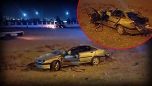 Batmanda korkunç kaza Otomobil, TIRa arkadan çarptı: 2 ölü, 1 yaralı