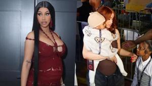 Cardi B anne oldu Grammy’li yıldız dördüncü bebeğini kucağına aldı