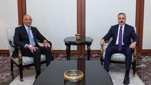 Dışişleri Bakanı Hakan Fidan, ABDli yetkililer Barrack ve Gorka ile görüştü