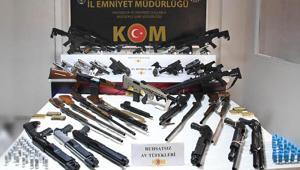 Erzincan merkezli 35 ilde kaçak silah operasyonu 9 kişi tutuklandı