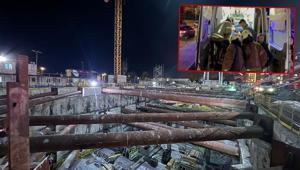 Beyoğlunda metro inşaatında çökme 1 işçi hayatını kaybetti